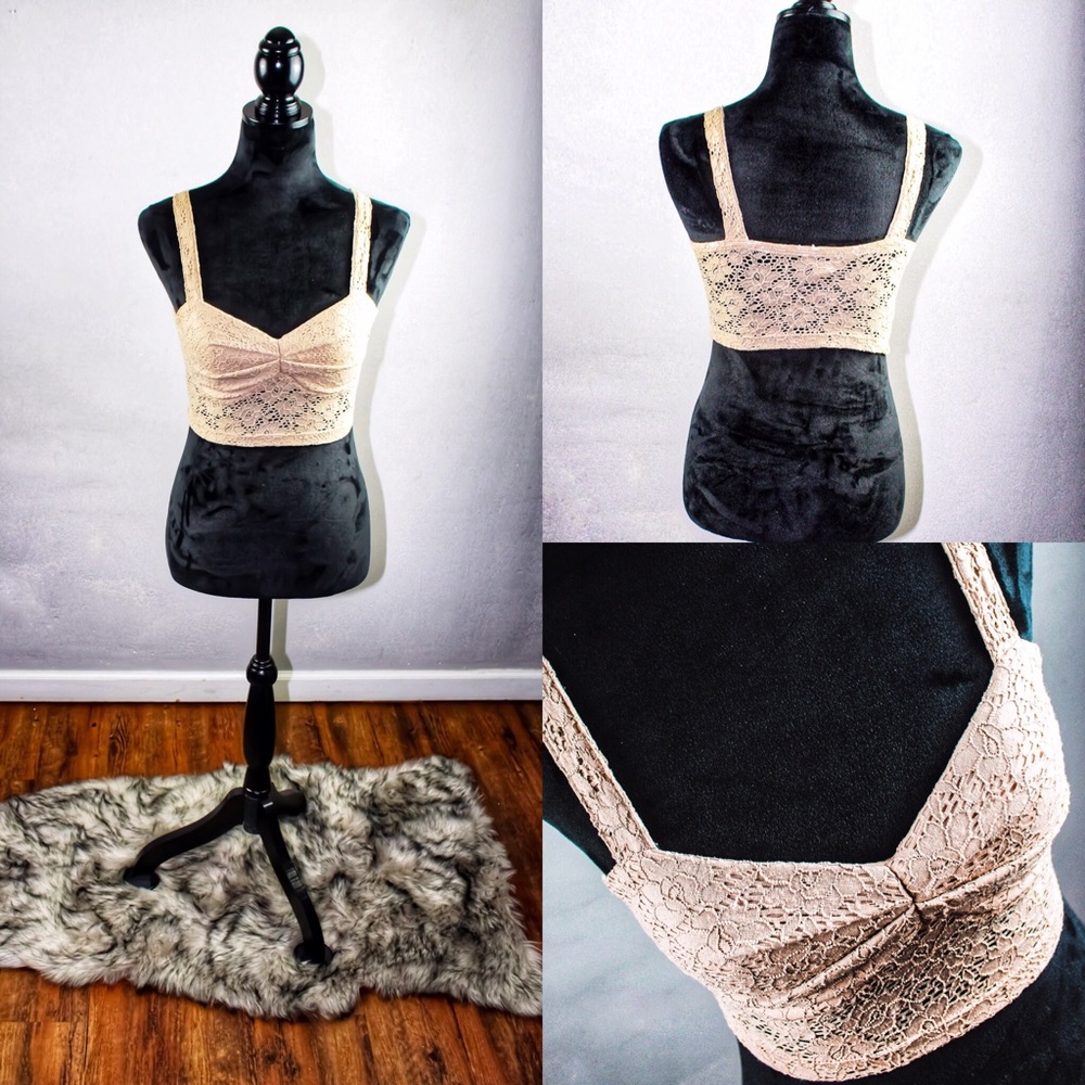 Love J Beige Crop Top